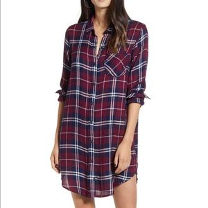 Rails Bianca Shirtdress. Flannel. Like new.